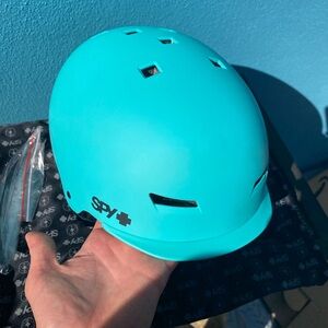 SPY Teal Snowboard Helmet